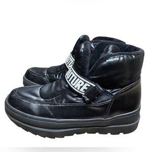 Juicy Couture Black Streetwear Velcro Women’s 8.5 Boots